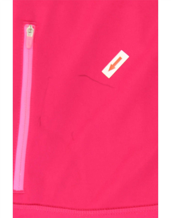 Giacca superiore della tuta Nike Therma-Fit da donna UK 12 poliestere rosa medio