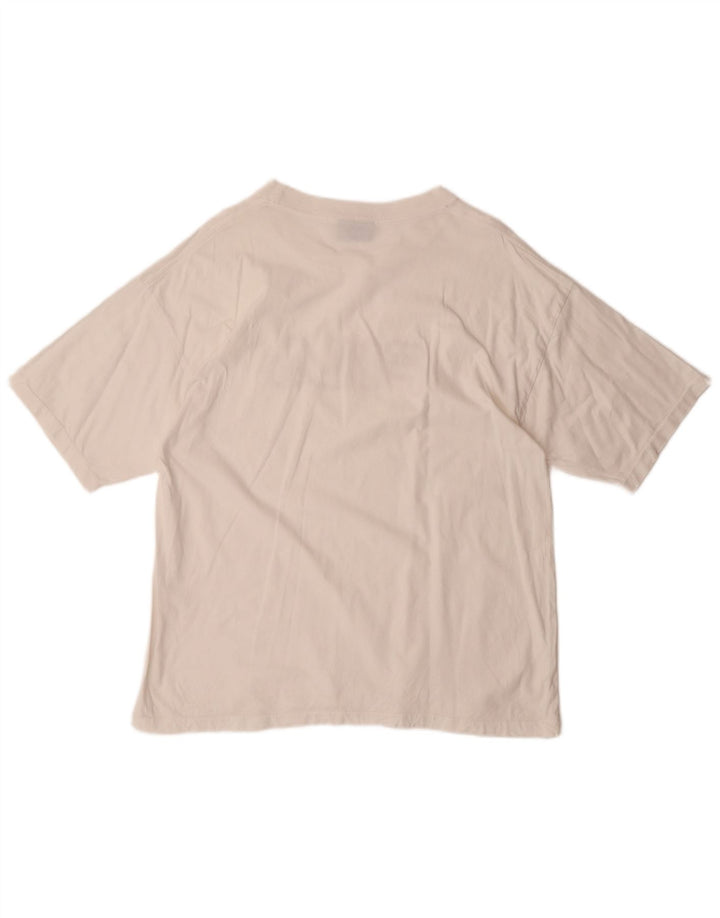 FILA Mens Graphic T-Shirt Top Large White
