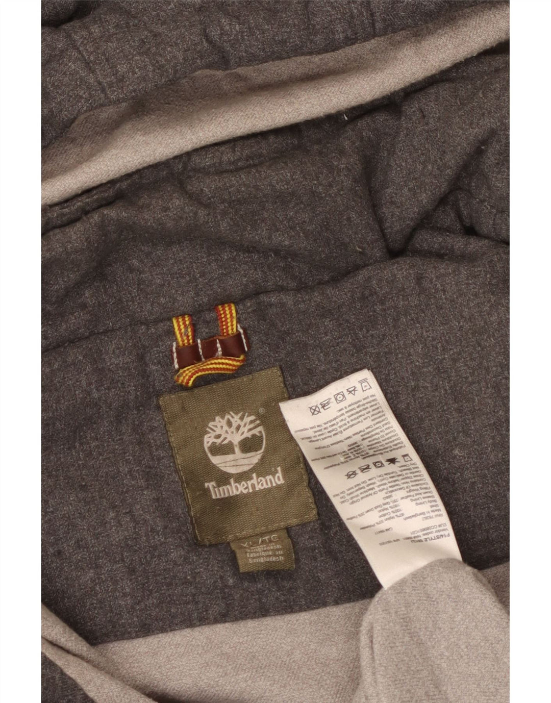 Giacca imbottita con cappuccio da uomo Timberland UK 42 XL nylon grigio