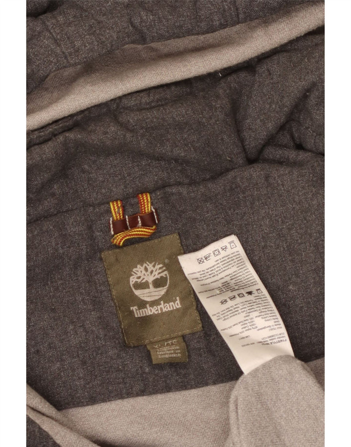 Giacca imbottita con cappuccio da uomo Timberland UK 42 XL nylon grigio