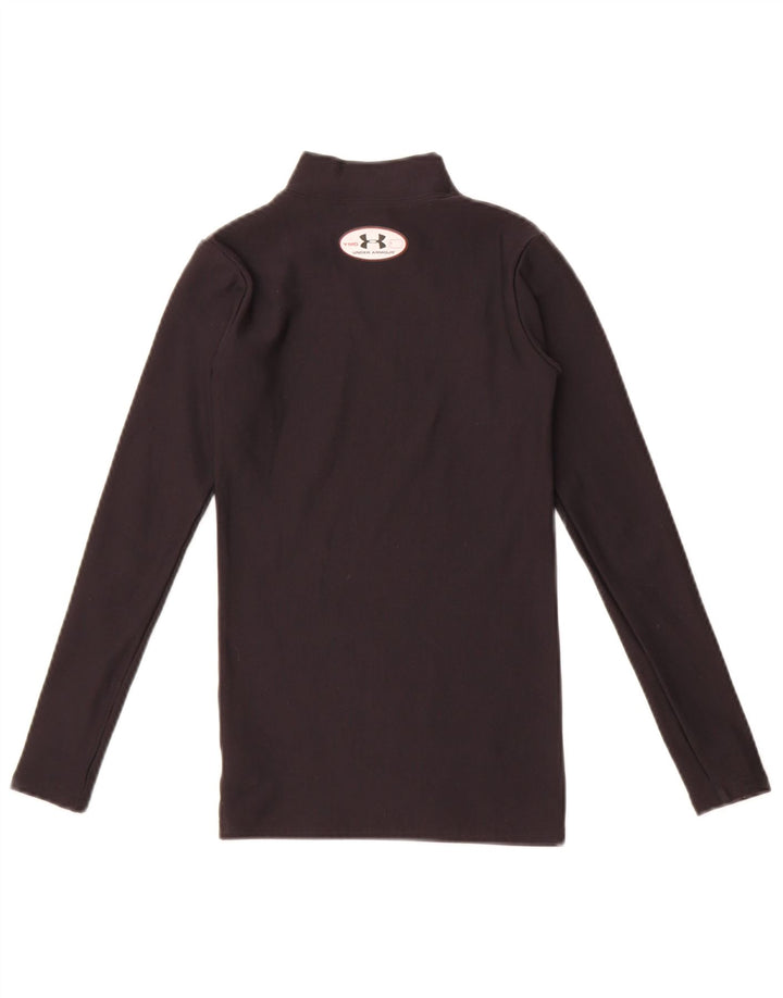 Under Armour Ragazzi Cold Gear Top manica lunga 9-10 anni nylon nero medio