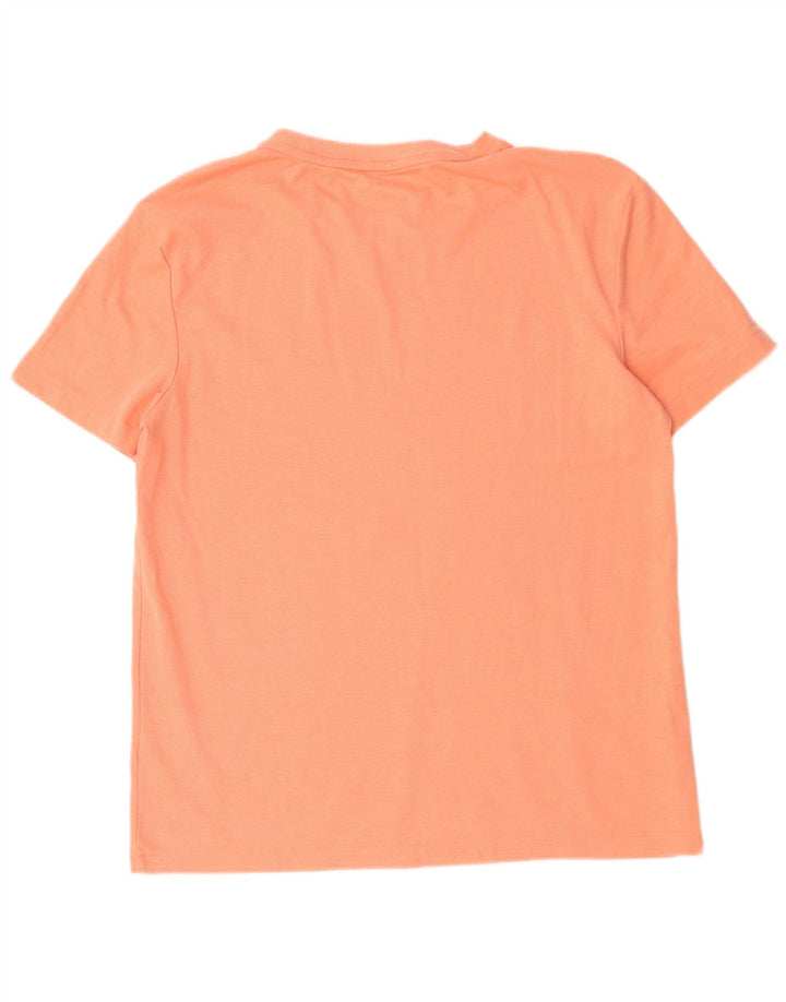 T-shirt da uomo Calvin Klein Top in cotone arancione medio