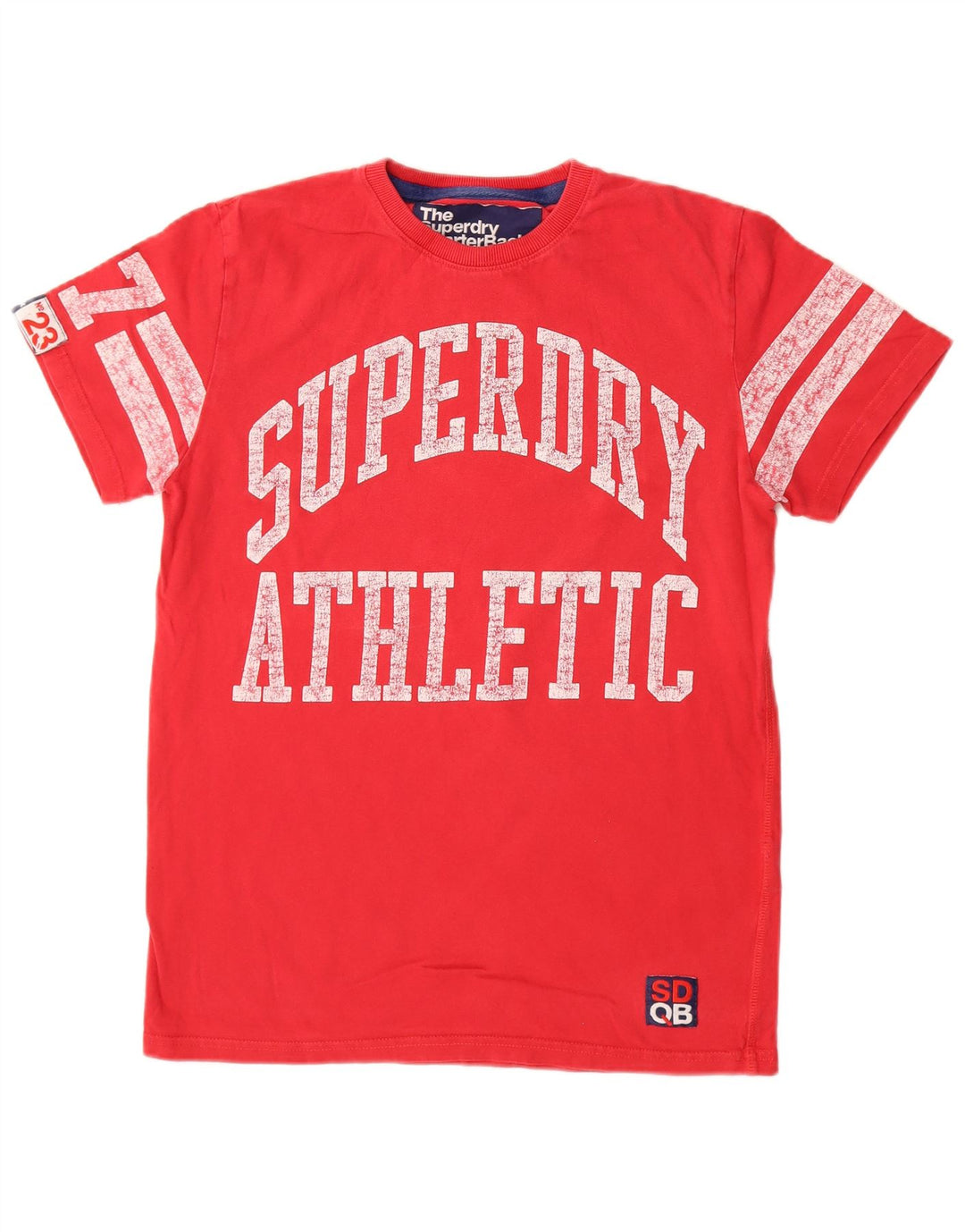 T-shirt grafica da uomo SUPERDRY Top in cotone rosso medio
