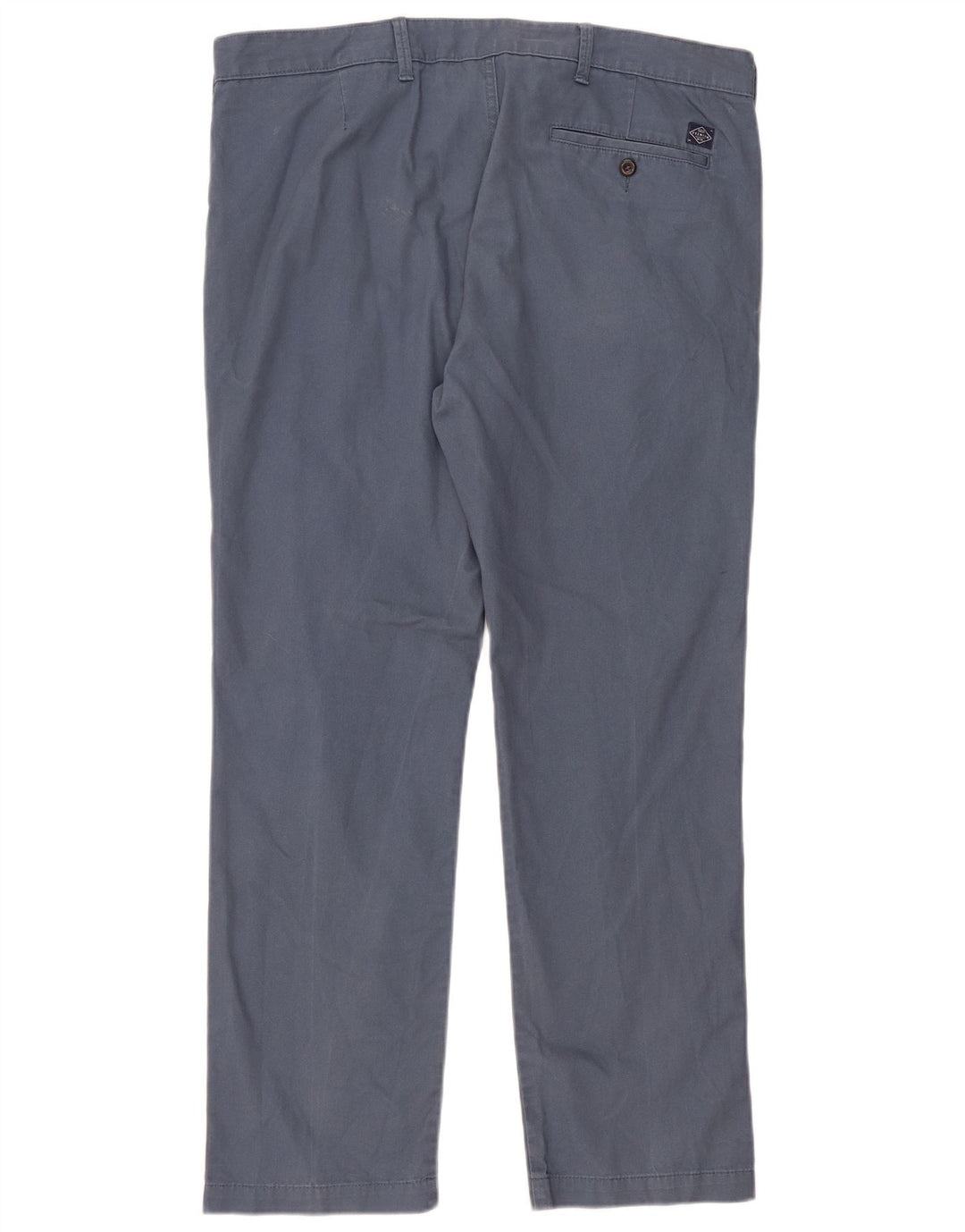 Pantaloni chino dritti da uomo Marks & Spencer W38 L31 cotone blu