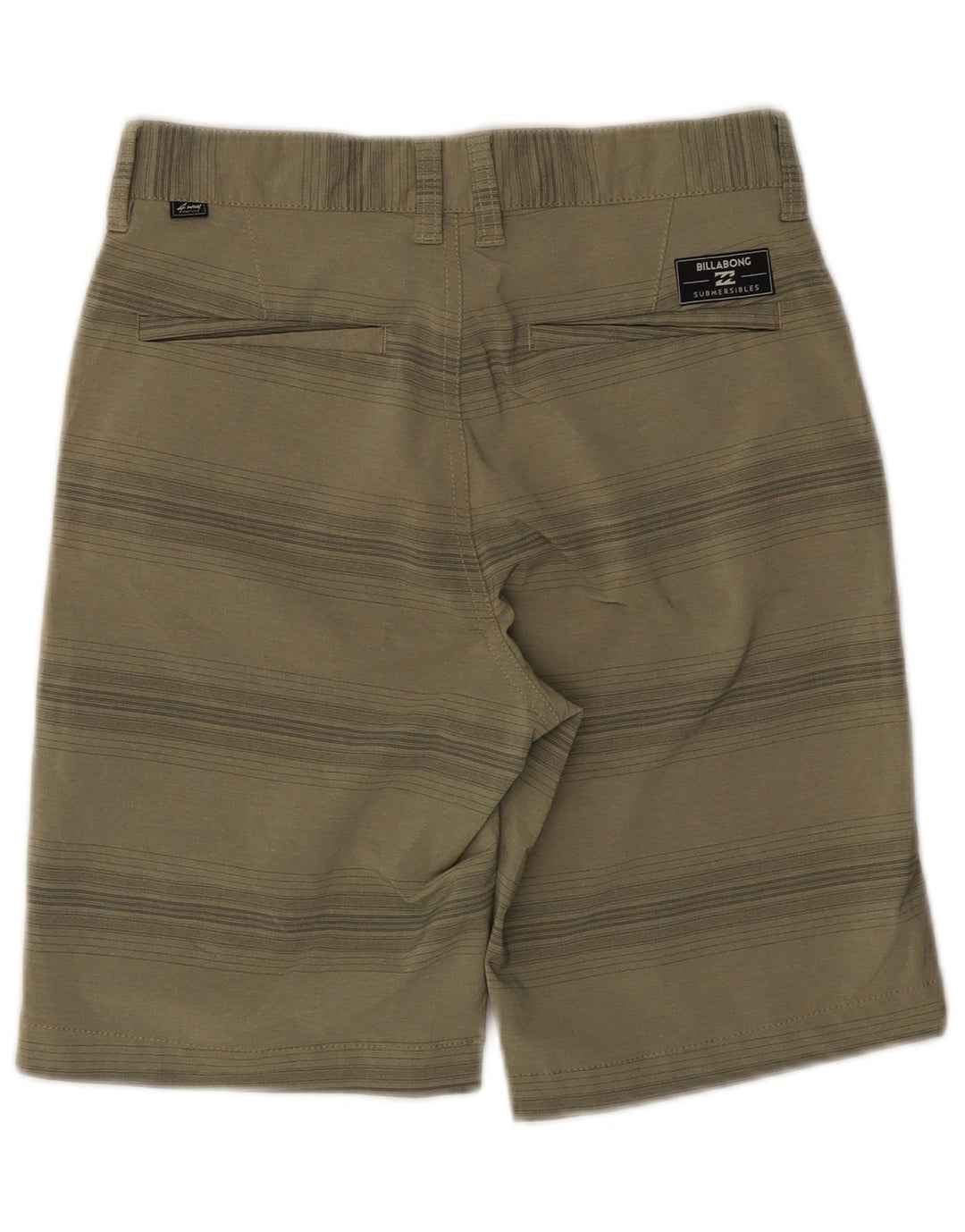 Pantaloncini chino da uomo Billabong W26 piccoli in poliestere a righe kaki