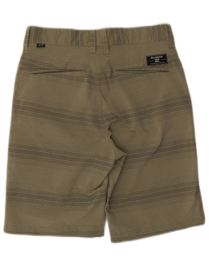 Pantaloncini chino da uomo Billabong W26 piccoli in poliestere a righe kaki