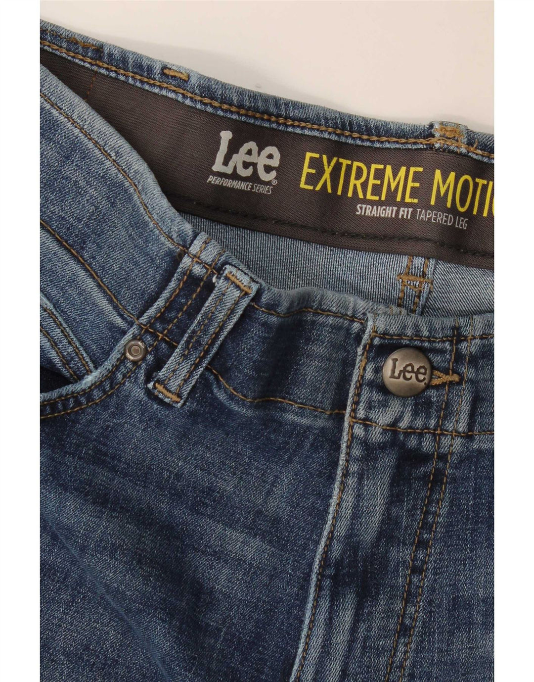 Jeans Lee affusolati dritti da uomo W34 L31 Blu