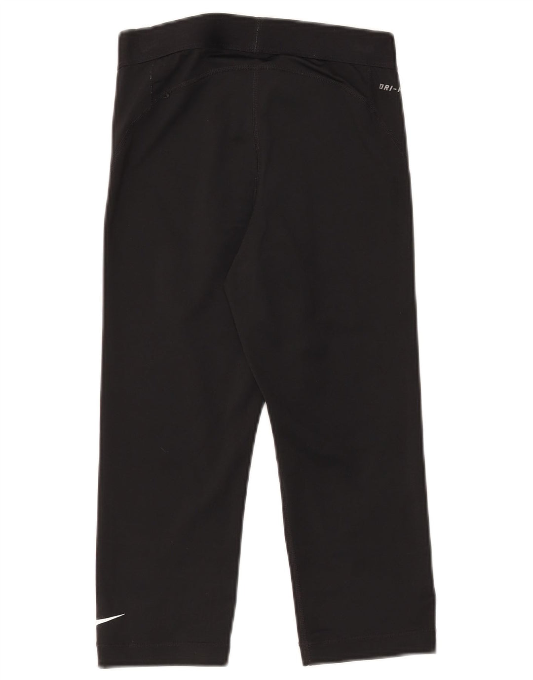 Pantaloni da tuta grafica Nike Capri da donna UK 10 piccoli poliestere nero