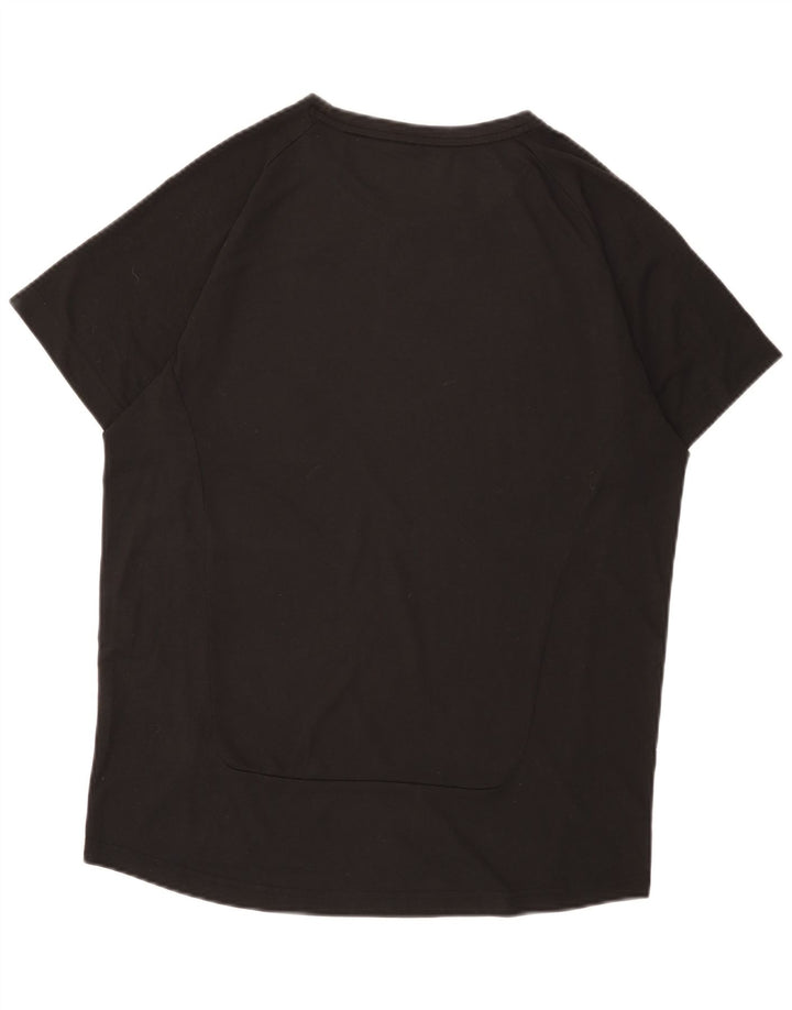 T-shirt da uomo Puma Top Large nera in poliestere