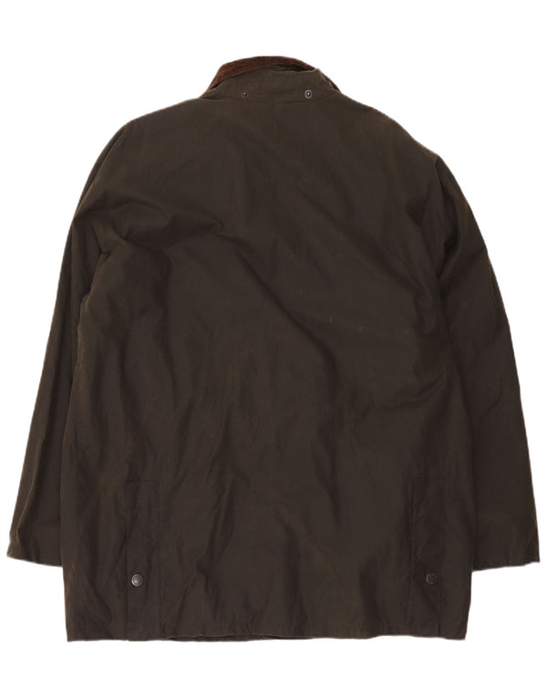 Giacca da uomo in cotone cerato vestibilità ampia MC Orvis UK 38 Cachi medio