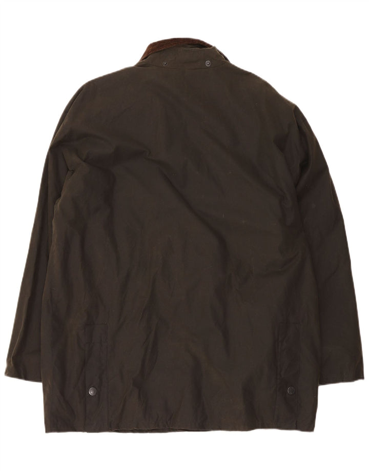 Giacca da uomo in cotone cerato vestibilità ampia MC Orvis UK 38 Cachi medio