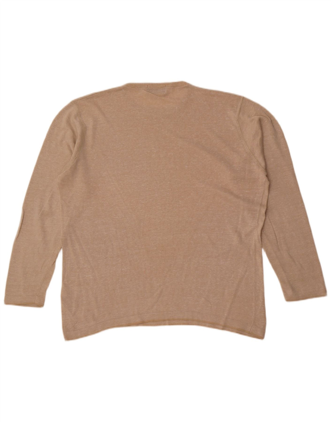 Maglione maglione girocollo da uomo Marks & Spencer blu Harbour grande beige