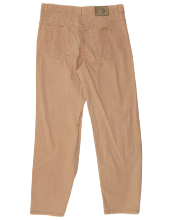 Pantaloni Casual Dritti Uomo Trussardi W34 L29 Cotone Beige