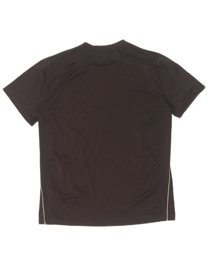 T-shirt Nike Dri Fit da uomo, grande, in poliestere nero