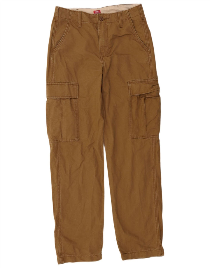 Pantaloni cargo dritti da uomo Levi's W30 L32 cotone kaki
