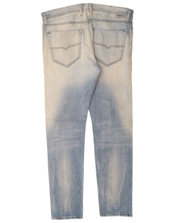 Diesel Uomo Tepphar Carrot Jeans Slim W33 L30 Cotone Blu
