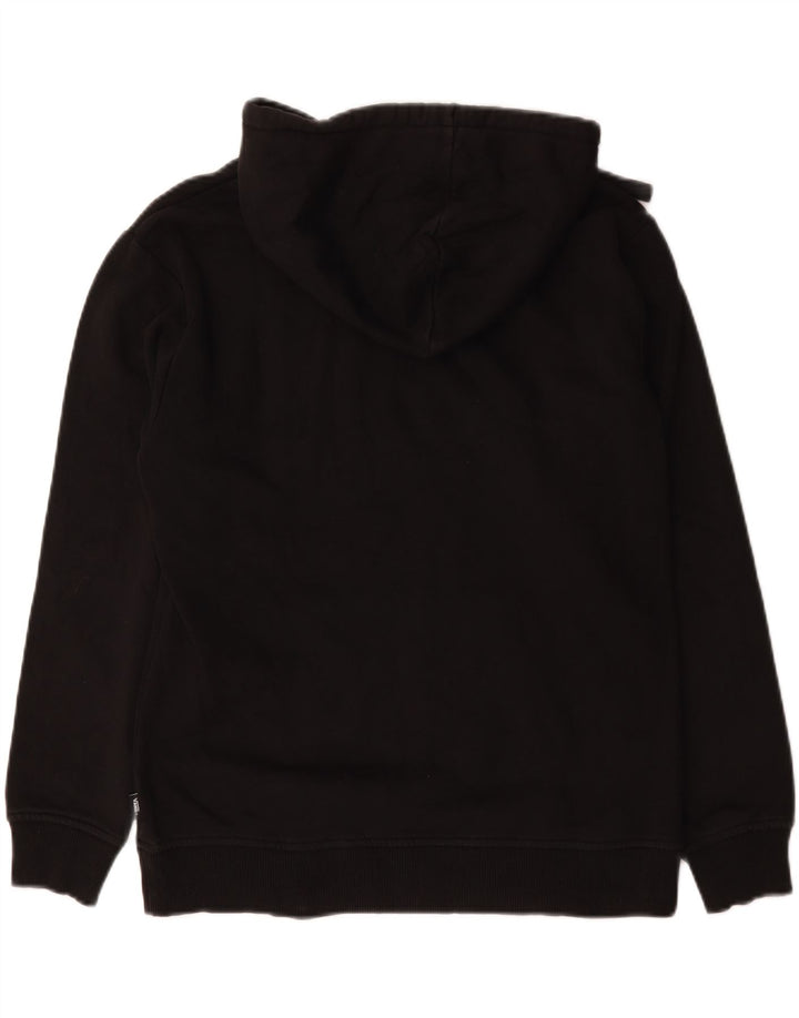 Felpa con cappuccio grafica da uomo Vans, cotone medio nero