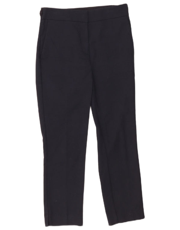 Pantaloni cropped Zara da donna piccoli W26 L25 blu navy
