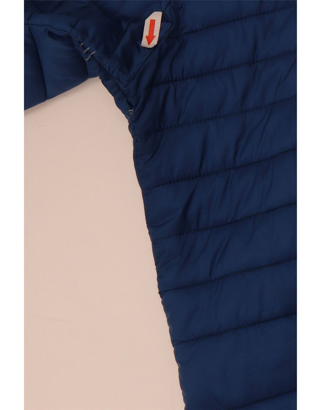 Giacca imbottita con cappuccio da uomo Trussardi UK 40 Large in nylon blu