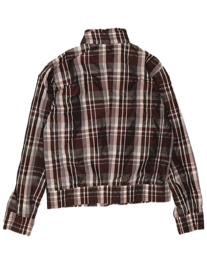 Giubbotto bomber da uomo Zara UK 38 nylon a quadri multicolore medio