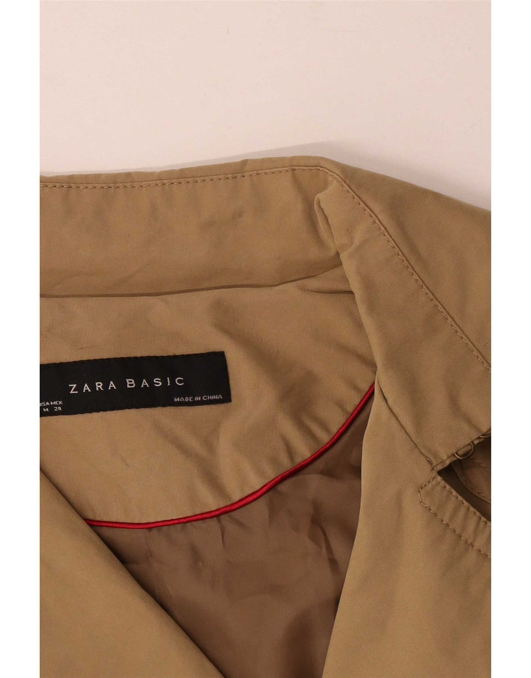 Trench da donna Zara UK 14 medio cachi