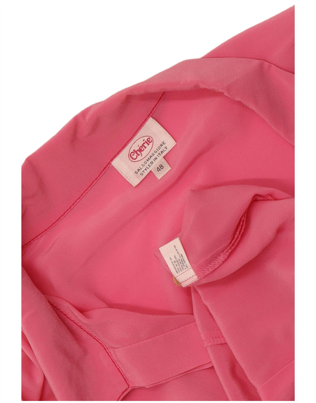 Cherie Camicia Camicetta Donna IT 48 XL Rosa Seta