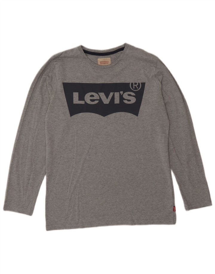 Maglietta grafica per ragazzi Levi's 13-14 anni Grigia