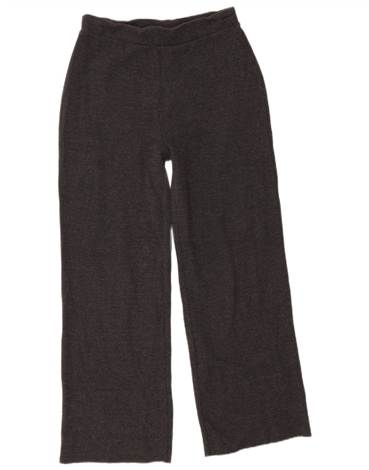 Pantaloni da tuta da donna ZARA UK 12 Poliestere grigio medio
