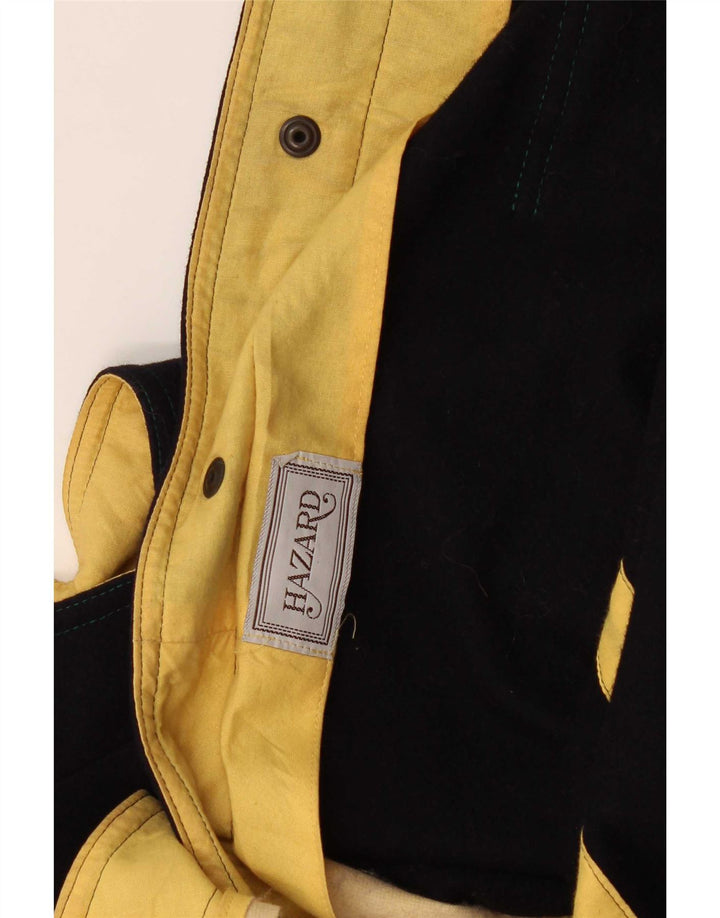 Giacca utilitaria vintage da donna UK 16 grande blu navy