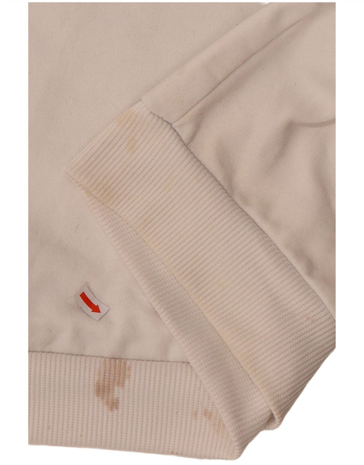 Felpa da uomo Adidas Jumper XL poliestere color block bianco