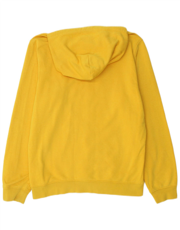 Maglione con cappuccio grafico da uomo Champion in cotone giallo medio