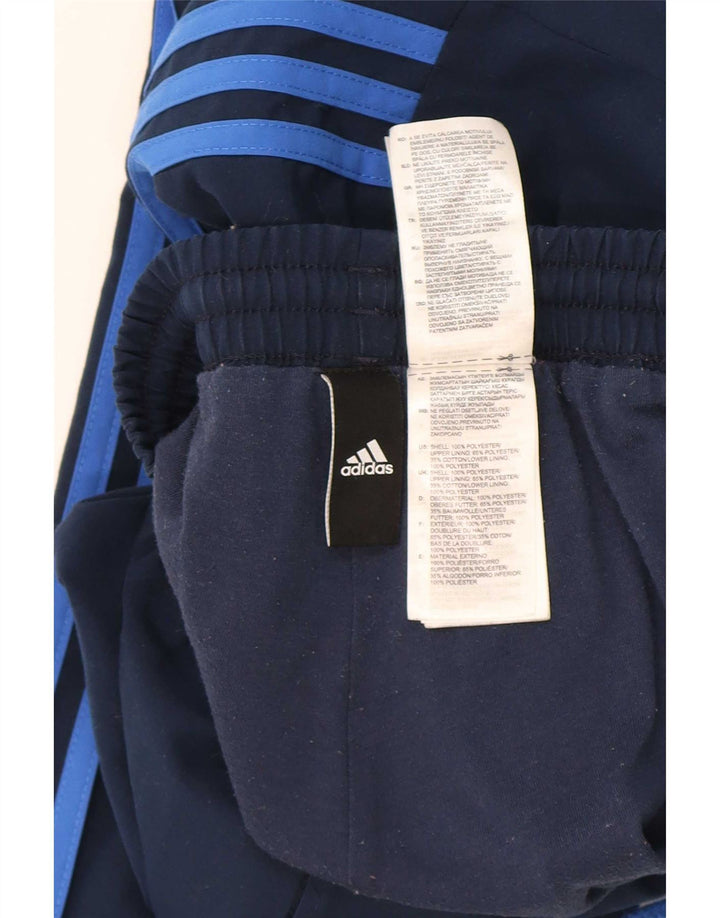 Pantaloni da tuta da uomo Adidas Joggers piccoli in poliestere blu navy