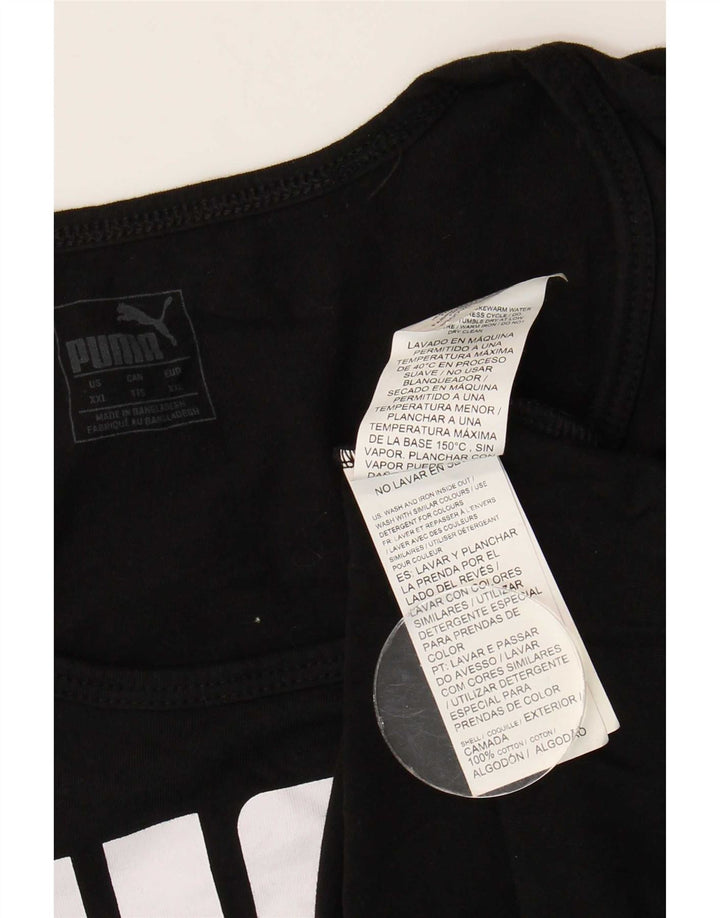 Canotta grafica da uomo Puma 2XL cotone nero