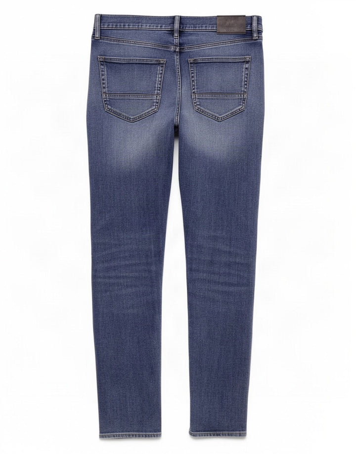 Jeans slim da uomo Marks & Spencer W34 L33 cotone blu