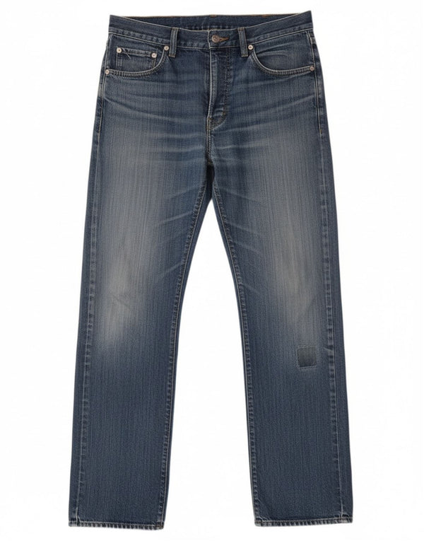 Jeans dritti da uomo Hugo Boss W33 L32 cotone blu