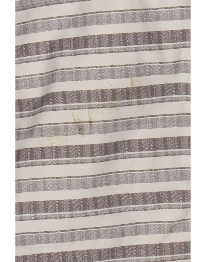 Giacca antipioggia da uomo con cappuccio Iguana UK 42 XL Poliestere a righe grigie