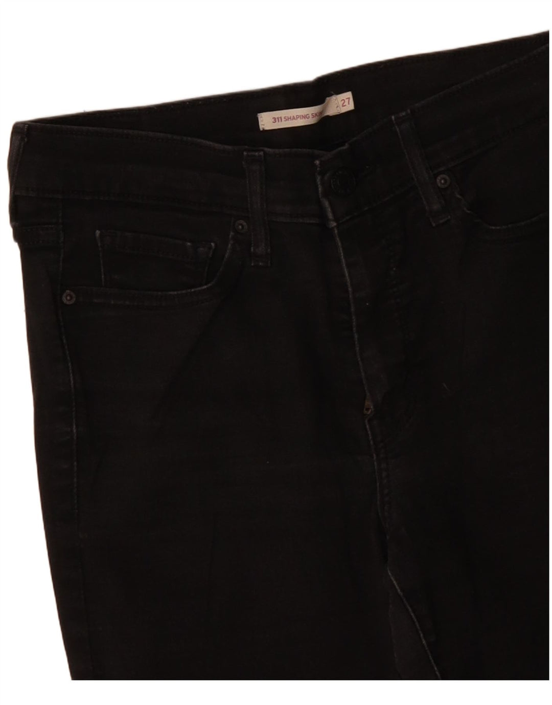LEVI'S Womens 311 Shaping Skinny Jeans W27 L29 Black