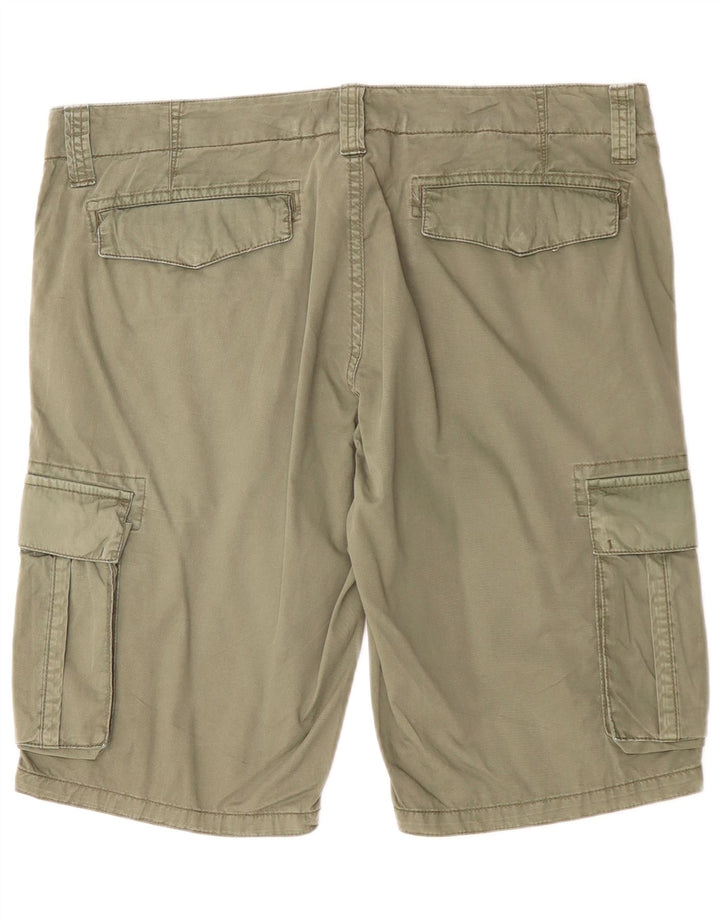 Pantaloncini cargo da uomo Champion IT 54 2XL W38 cotone kaki