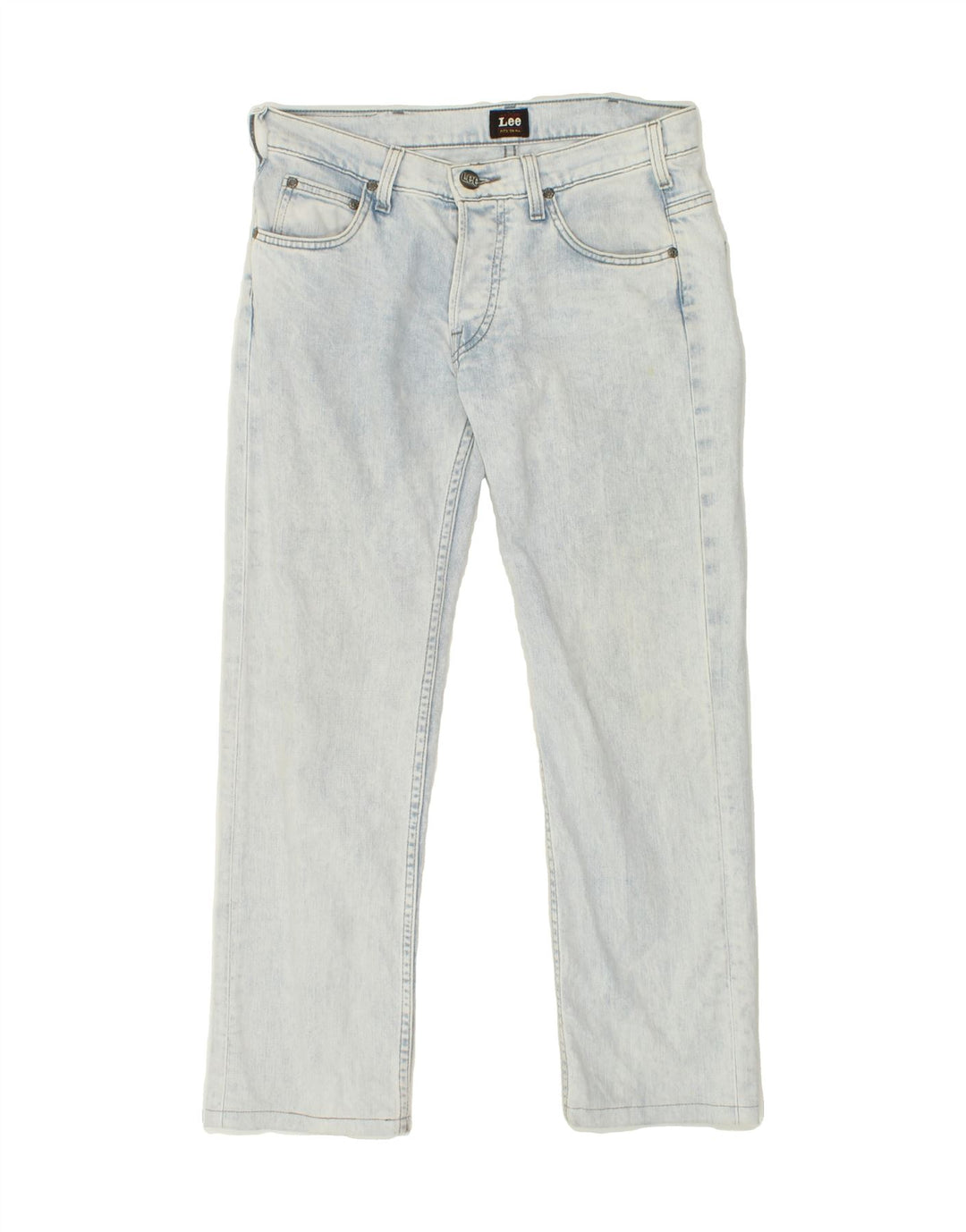 LEE Womens Straight Jeans W29 L26 Blue Cotton Vintage Lee and Second-Hand Lee from Messina Hembry 