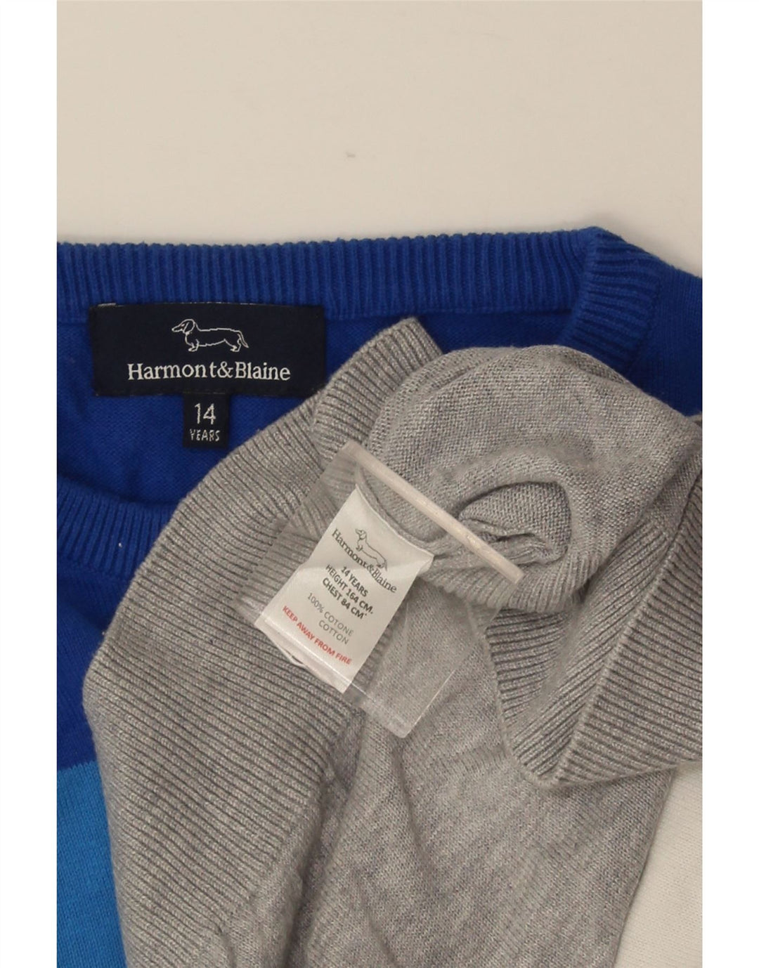 Maglione girocollo da ragazzo HARMONT & BLAINE 13-14 anni multicolore