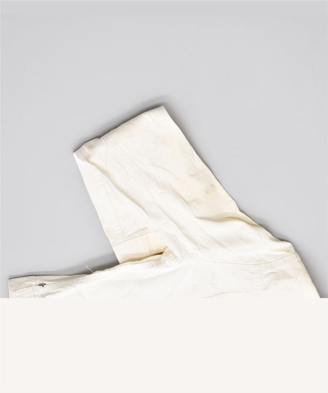 POLO RALPH LAUREN Giacca in denim da donna UK 14 grande cotone bianco