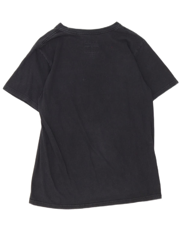 T-shirt grafica da uomo Adidas New York City Top in cotone nero medio