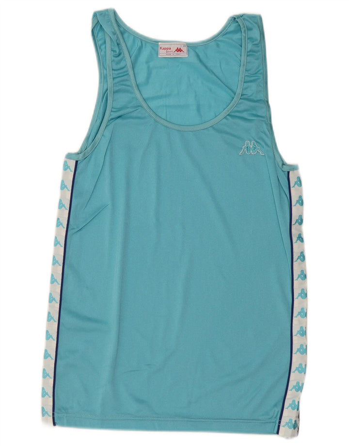Canotta grafica da uomo KAPPA IT 46 Small Blue Colourblock in poliammide