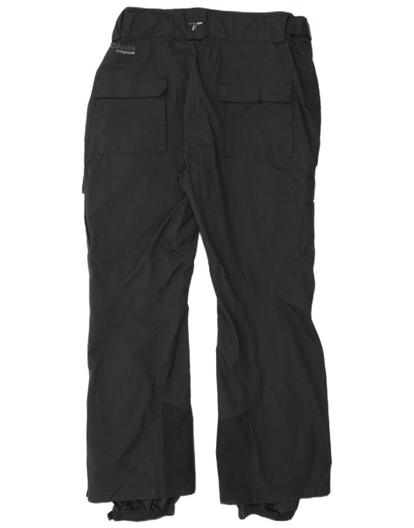 Pantaloni da sci da uomo Columbia Titanium grandi in nylon nero