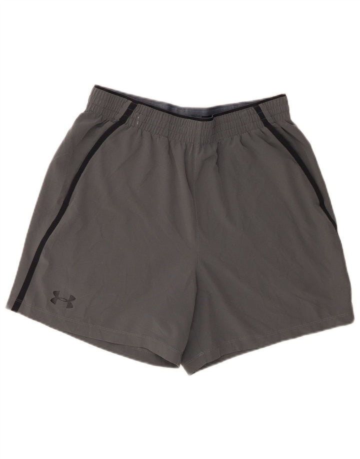 Pantaloncini sportivi Under Armour da uomo Heat Gear Grigio medio