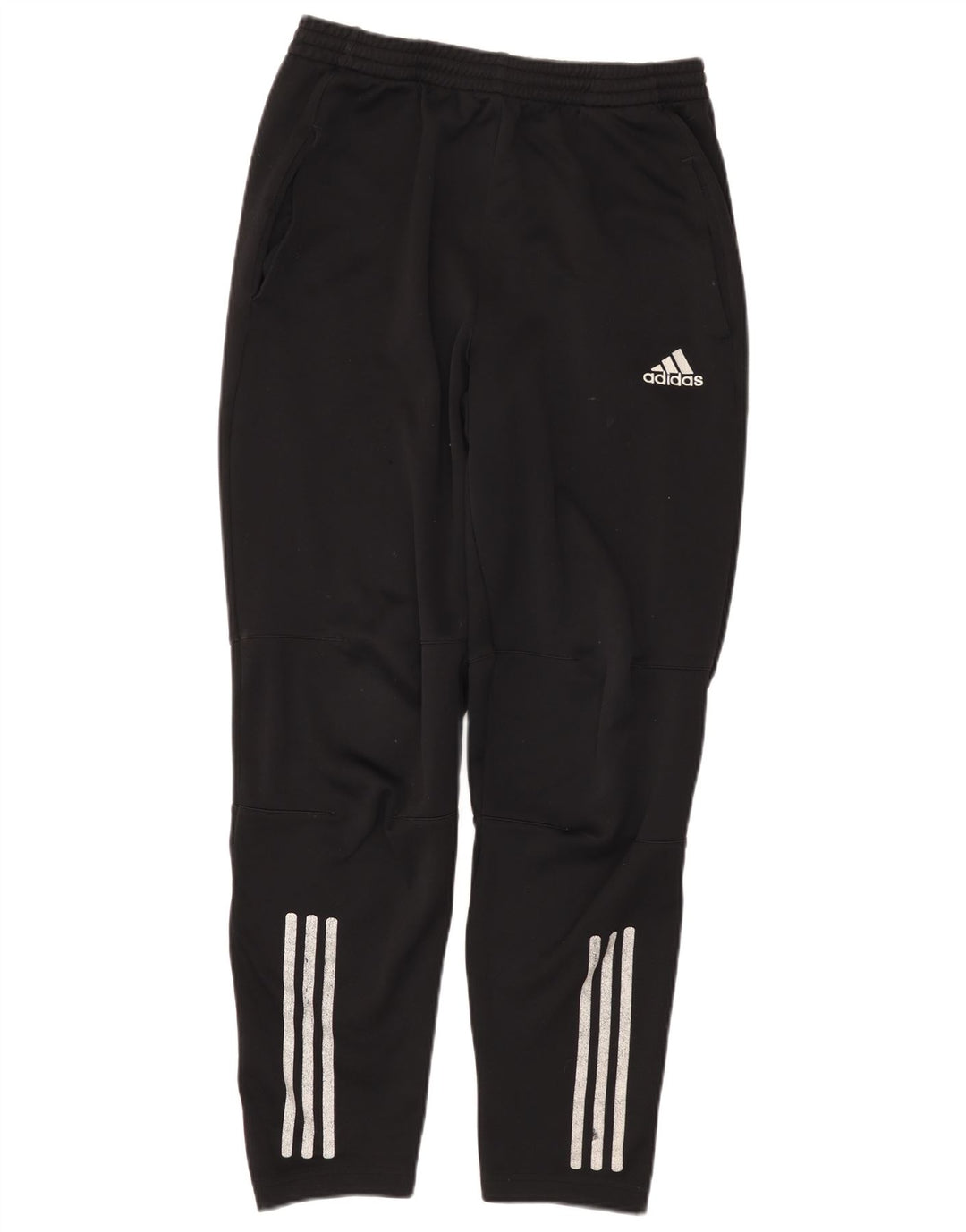 Pantaloni da tuta da uomo ADIDAS UK 42/44 Large Nero Poliestere