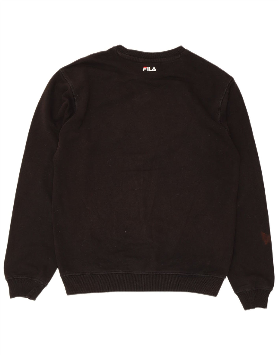 Fila Felpa grafica da uomo Maglione piccolo cotone nero