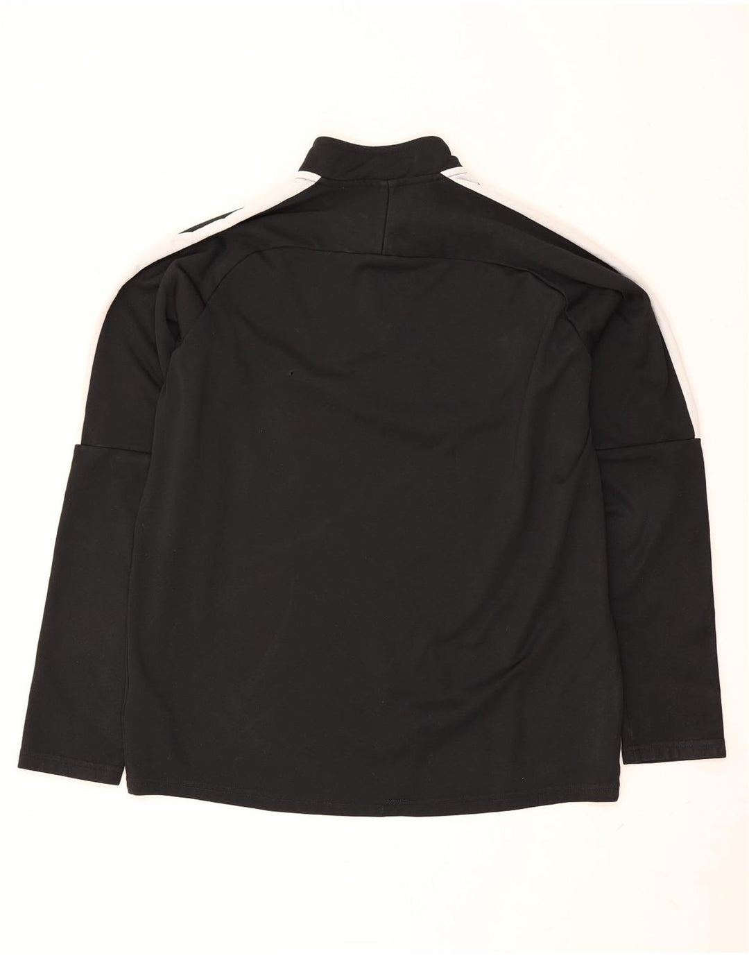 Maglia da tuta Nike Dri Fit con collo e zip da uomo, color block medio nero