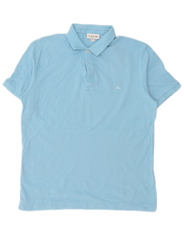 Polo Lacoste da uomo vestibilità regolare taglia 6 XL in cotone blu