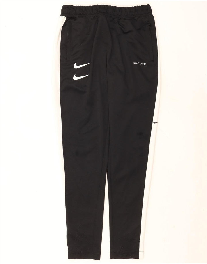 Pantaloni da tuta Nike Dri Fit da uomo, poliestere color block medio nero